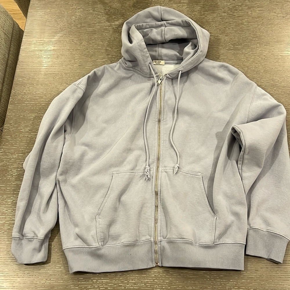Brandy Melville blue zip up hoodoe